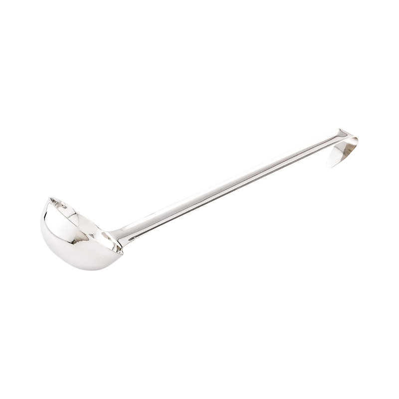 Louche à portion de 4 onces et 1 cuillère de service polyvalente - non corrodable, lavable à la vaisselle, en acier inoxydable, de qualité supérieure