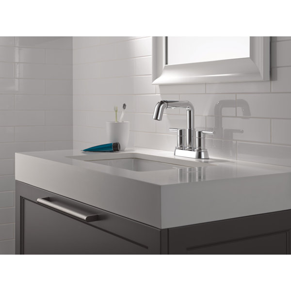 Delta Nicoli Matte Black/ Brushed Gold Bathroom Faucet 3 Hole, 8 Inch Widespread Bathroom Sink Faucet For Vanity, Push-Pop Drain Assembly, Matte Black/ Champagne Bronze 35894LF-GZ