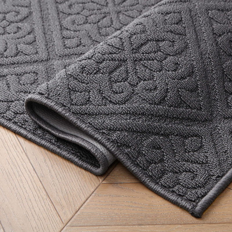 Laura Ashley Austell Solid Hi-Low Tufted Rugs, Rectangle 2'2" x 3'9"/Runner 2'2" x 5'