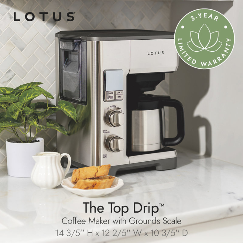 Professional Series The Top Drip Coffee Maker With Grounds Scale