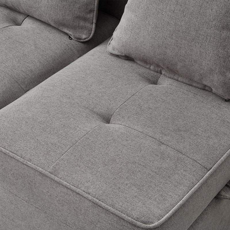 Fauteuil convertible 4 en 1, Gris