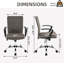 Chaise de bureau à haut dossier Aime-478049243