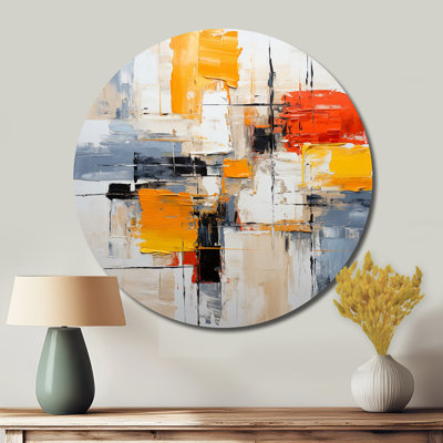 Clairene - Abstract Round Metal Art