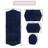 Delean 100% Cotton Bath Rug, Non-Slip, Quick Dry, Machine Washable, Absorbent - 4 Piece Set-2055518936