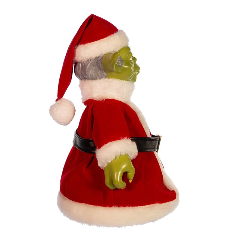 Classic Yoda Santa Suit Christmas Tree Topper, 10-Inch