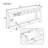 Console Table/Sofa Table With Storage Drawers And Bottom Shelf For Entryway Hallway (Gray Wash)-716898914