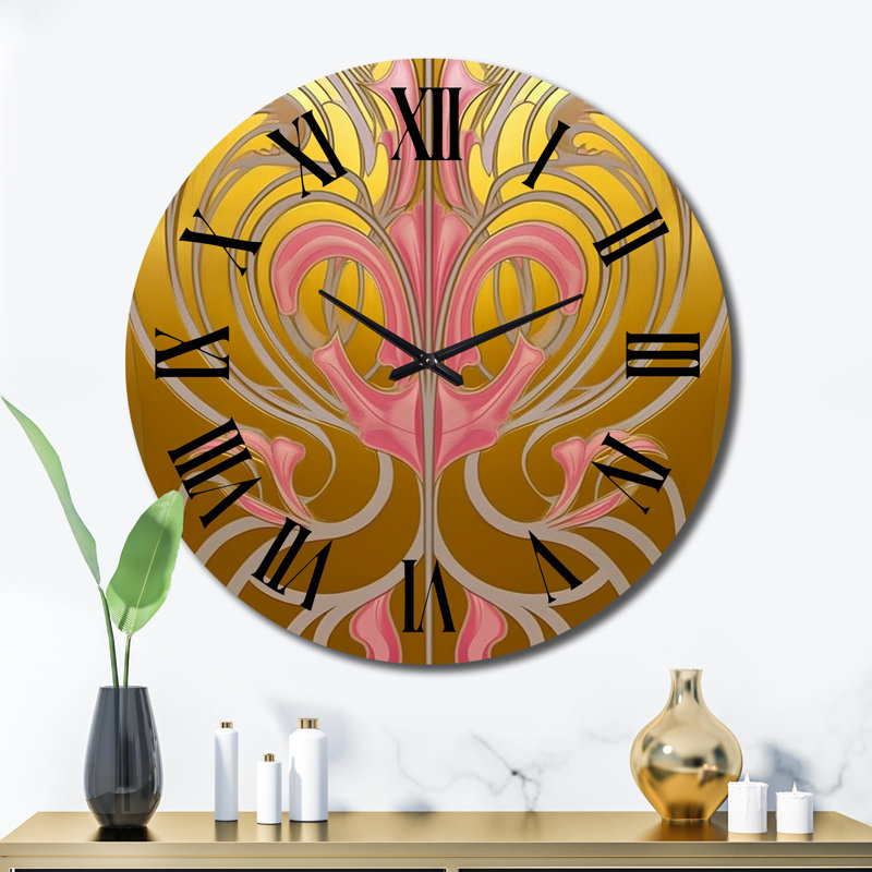 Horloge murale Art Nouveau, Très grand