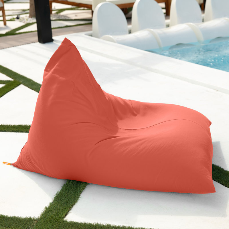 Twist Large Outdoor Bean Bag Chair & Lounger, Flamingo Acrylic