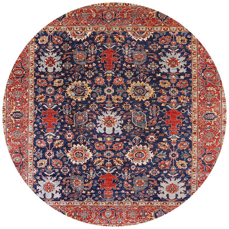 Oriental Indoor Rug, Round 6'
