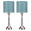 Lampes de table en métal 25 po avec ports USB Verwood-1238290931-1238290939