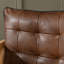 Fauteuil d'appoint en cuir véritable 28,7 po avec accoudoirs en corde de jute-675293254-675293256