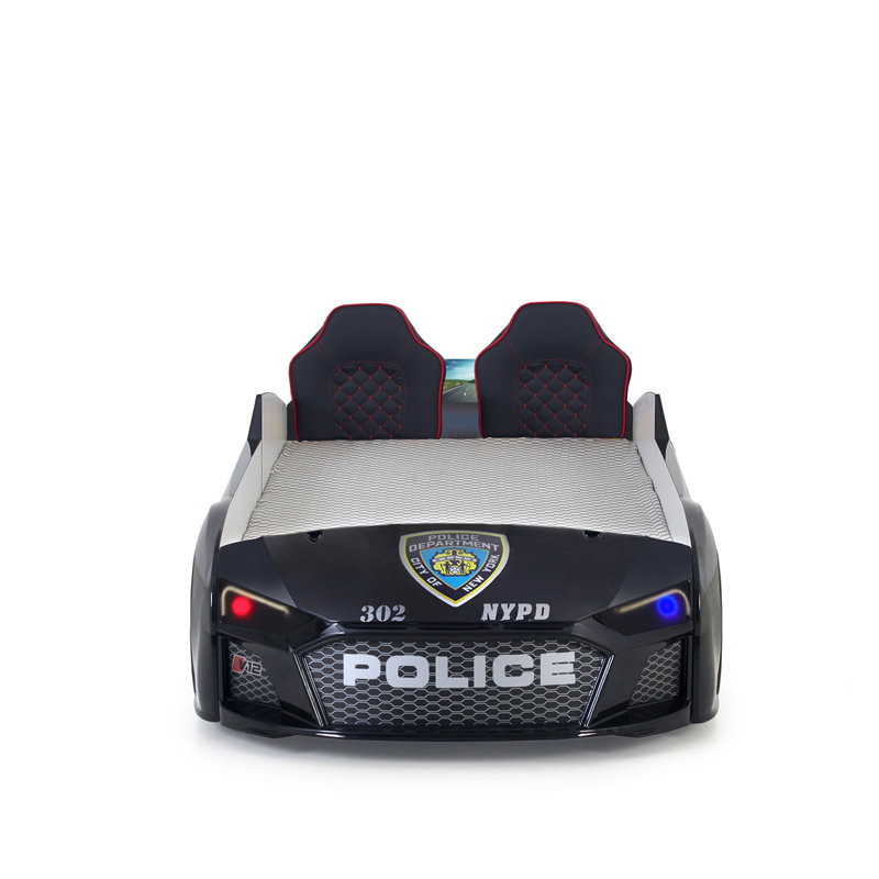 Lit simple Treyton par Zoomie Kids, Noir