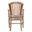 Odling 47cm H Solid Wood Slat Back Armchair