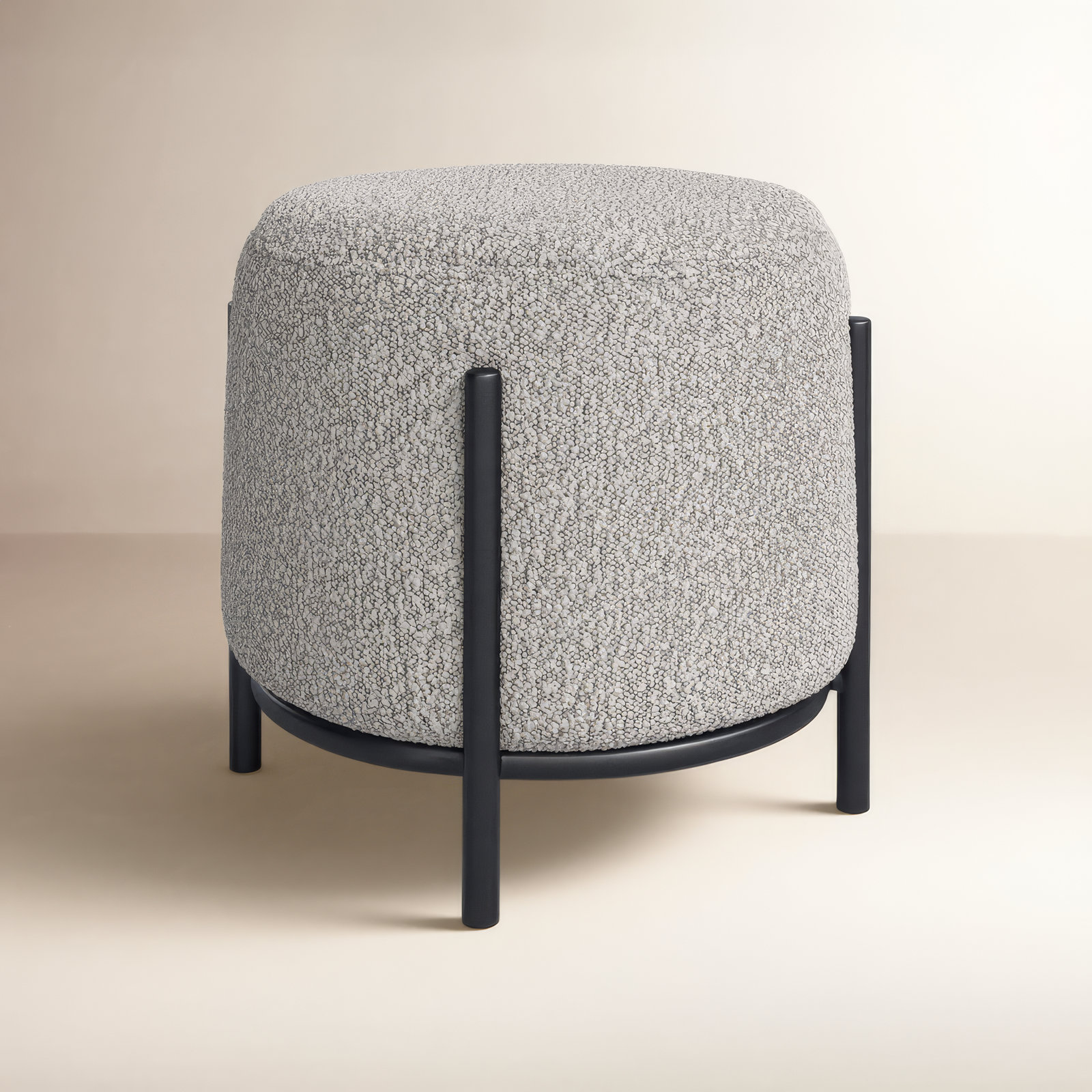 Formentera Accent Stool, Gray