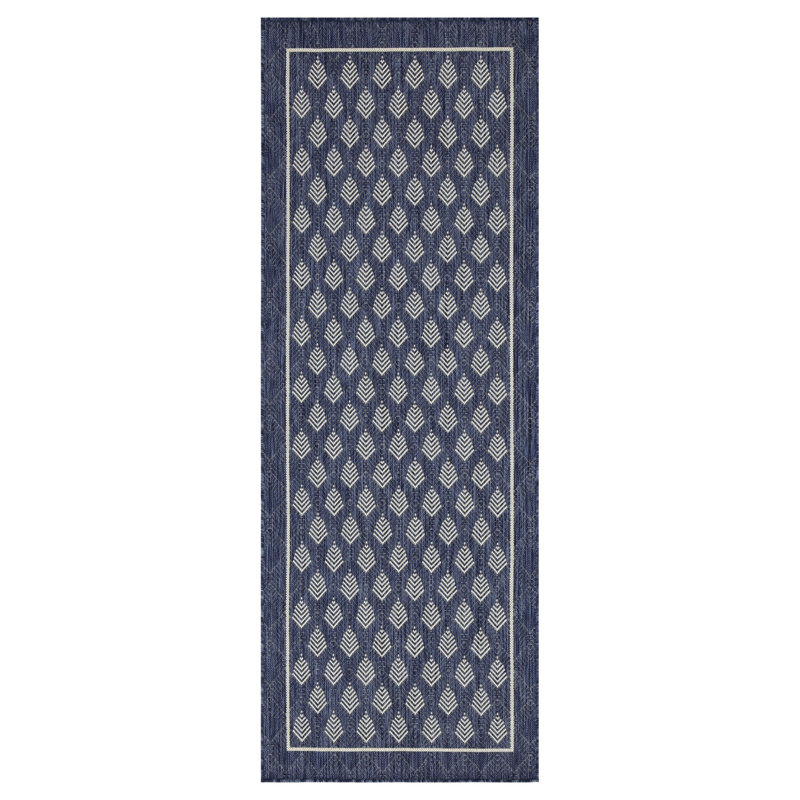 5 Ft. 3 In. X 7 Area Rug - Blue, Sunshine Collection, Polypropylene, For Indoor & Outdoor Spaces Blue In., Gchar2007, Stain- All Areas Of Home