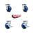 4 Piece Polyurethane Caster Set