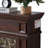Electric Fireplace with Mantel, Fireplace Mantel, Fireplace Heater Freestanding, Realistic Stacked Stone Surround with Remote Control Timer LED Flame-1682040899
