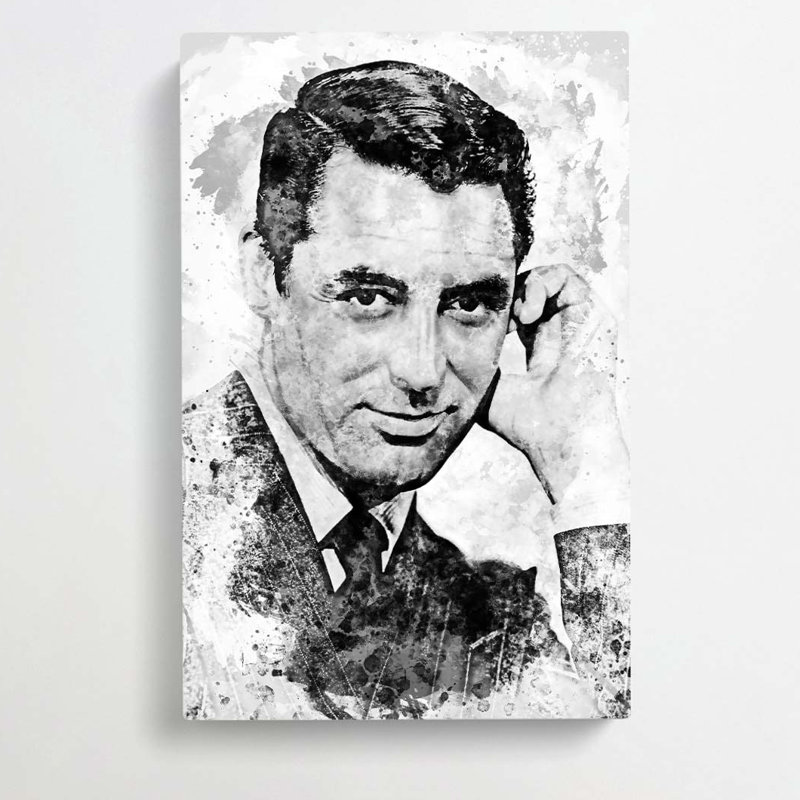 Cary Grant in Abstract - Wrapped Canvas, 76cm H x 50cm W x 3cm D