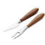 Nambe Curvo Cheese Set Knife & Frk