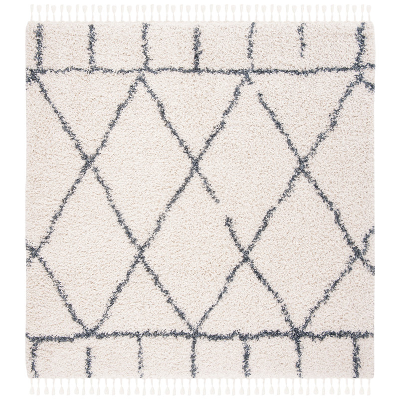 Tapis à poil long 400 po Deckland, Carré 6 pi 7 po