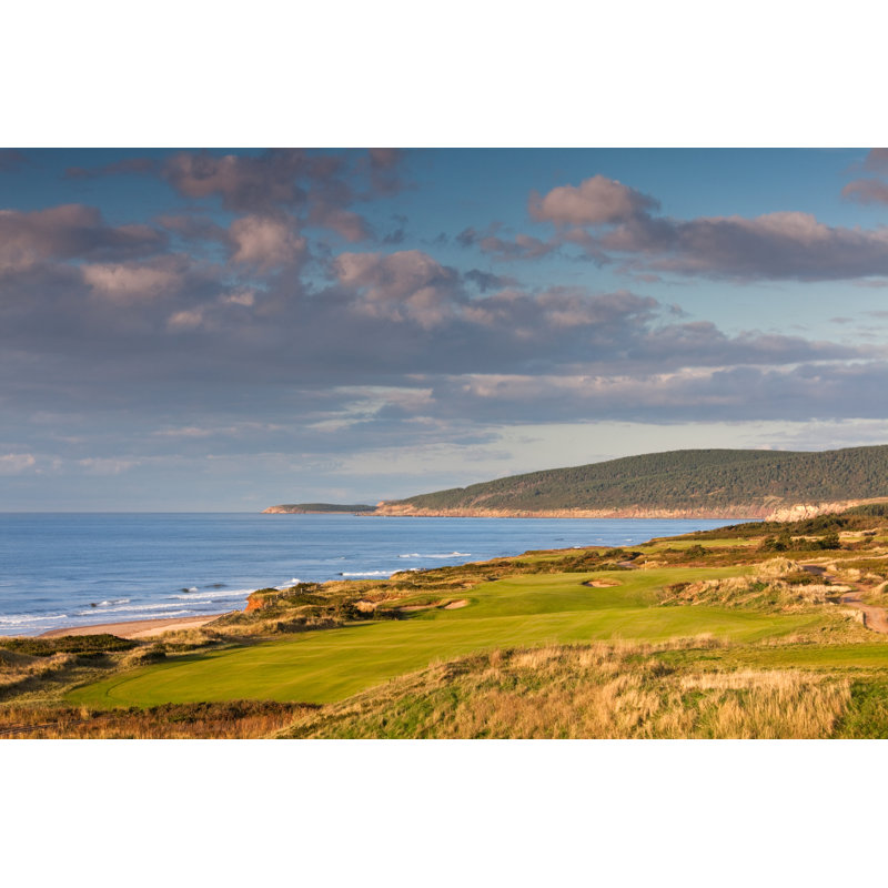 Liens, terrain de golf en Écosse par Imaginegolf, H 8 po x l 12 po