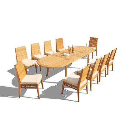 Outdoor 7 - Piece Teak Dining Set