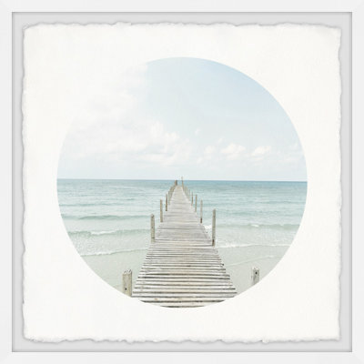 « path to sea »-cadre photo imprimé sur papier