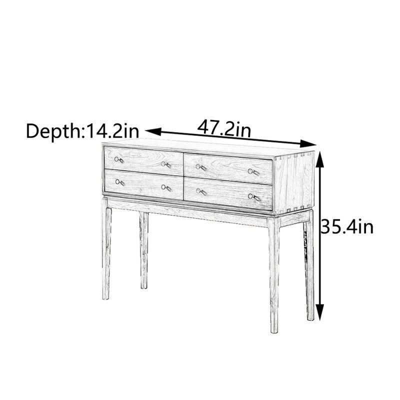 Retro Console Table