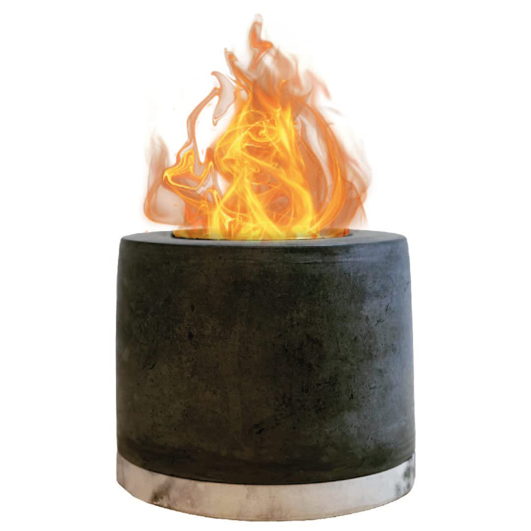 Color of the face home Concrete Tabletop Fire Pit - Ethanol Fire