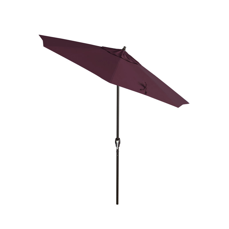 Parasol de marché octogonal Loudean, Performance mauve