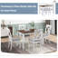 Ensemble de salle à manger 5 pièces Rustic Minimalist-2140977688-2140977690