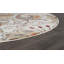 Tapis ivoire / moka / vin à motif floral Kasturi-729418457