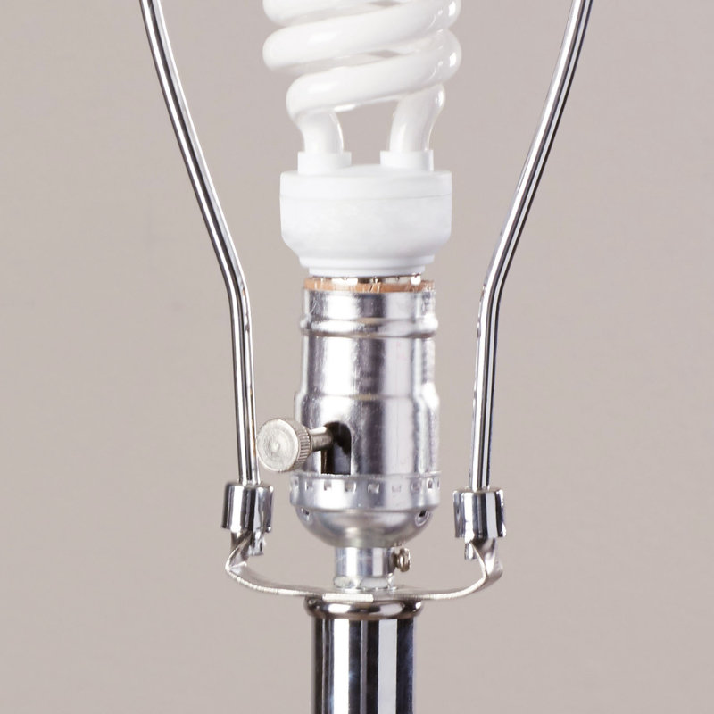 Lampe de table de 34,5 po Barrington, Argent