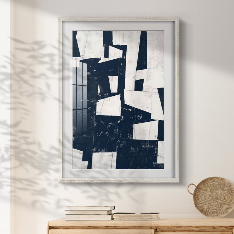 «Take a Siège» - Toile tendue avec châssis, H 28,5 po x l 20,5 po, Blanc