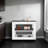 Kitchen island  with Open Storage and 3 Shelves, White