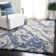 Tapis gris / bleu Tristan