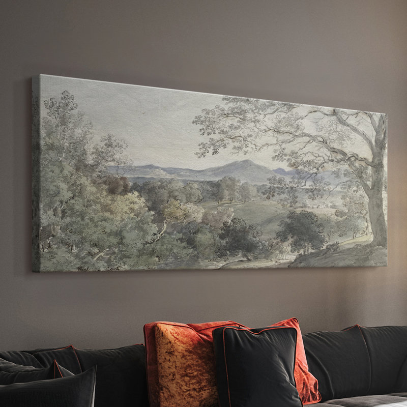 Série paysage - DLX - Toile tendue avec châssis - Prêt à accrocher, H 20 po x l 50 po