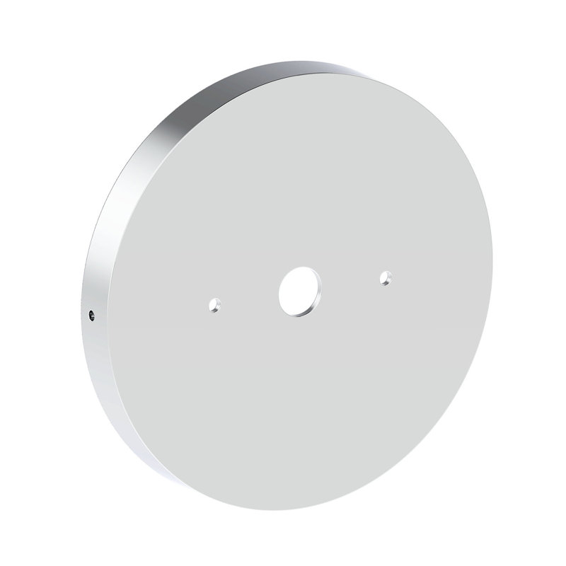 Ensemble de plaques murales optionnelles 4,5 po Fino, Chrome poli
