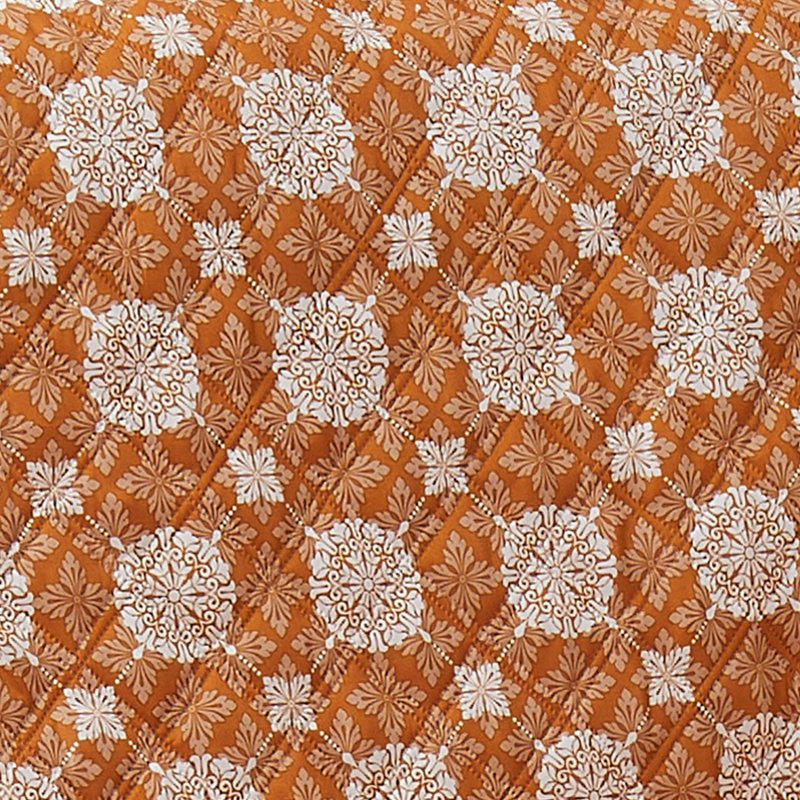 Housse pour fauteuil à coussins carrés/rectangulaires, Mandala jaune