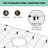 KDK HOME 15.7"W Stainless Steel Grid and Protectors of Single Bowl Kitche Sink with Rear Drain-107530829