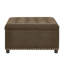 Polyester Upholstered Storage Bench-840463240