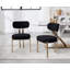 Adnah 48.5cm H Teddy Upholstered Metal Side Chair-156859638