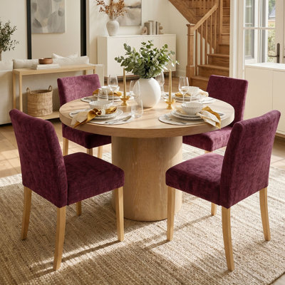Encline 18.5" Stain Resistant Linen Dining Chair