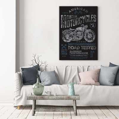 Motoring 1 Piece Wrapped Canvas Wall Art