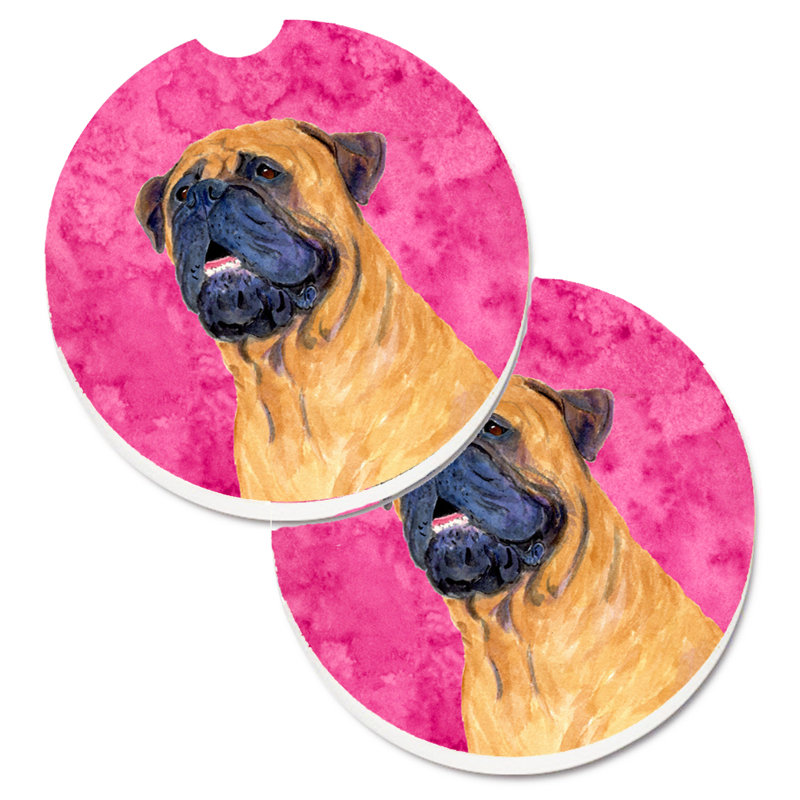 Sous-verre barbu collie voiture, Mastiff