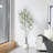 Aldina Artificial Eucalyptus Tree with White Tall Planter, Pre Potted Faux Eucalyptus for Home Decor