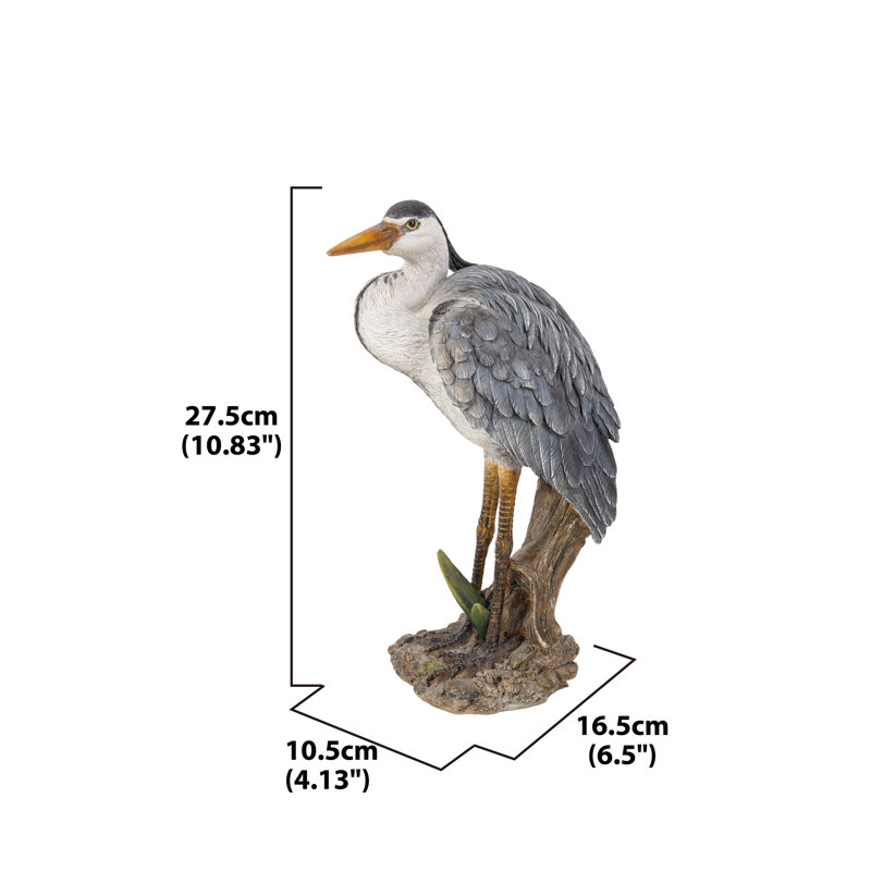 Heron Standing Statue