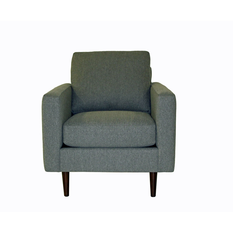 Fauteuil d'appoint Arthur en tissu LiveSmart Evolve Performance, Mélange de polyester gris