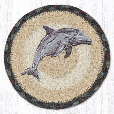  Ensemble de dauphins décoratifs décoratifs de style campagnard rustique 7 po H