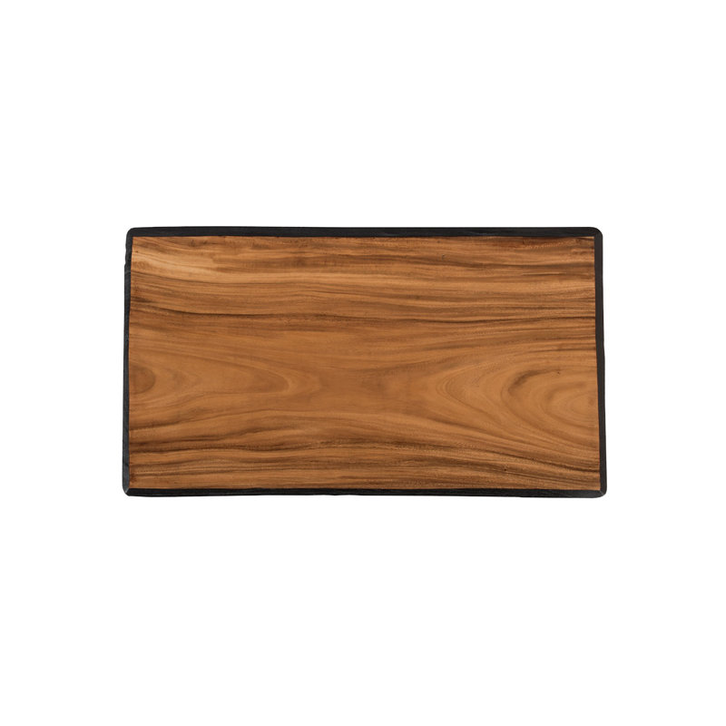 Layered Solid Wood Block Coffee Table